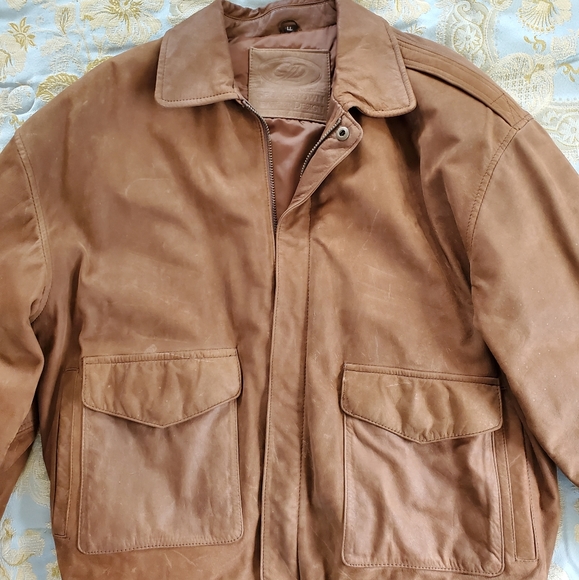 Vintage Bomber Jacket by Georgetown leather - Picture 2 of 4